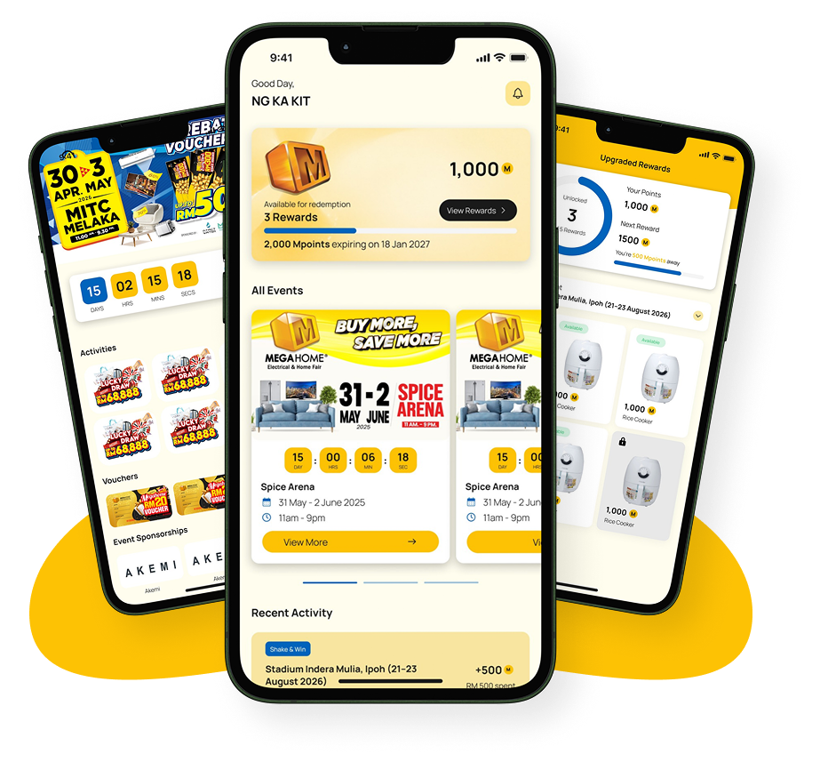 Megahome App preview