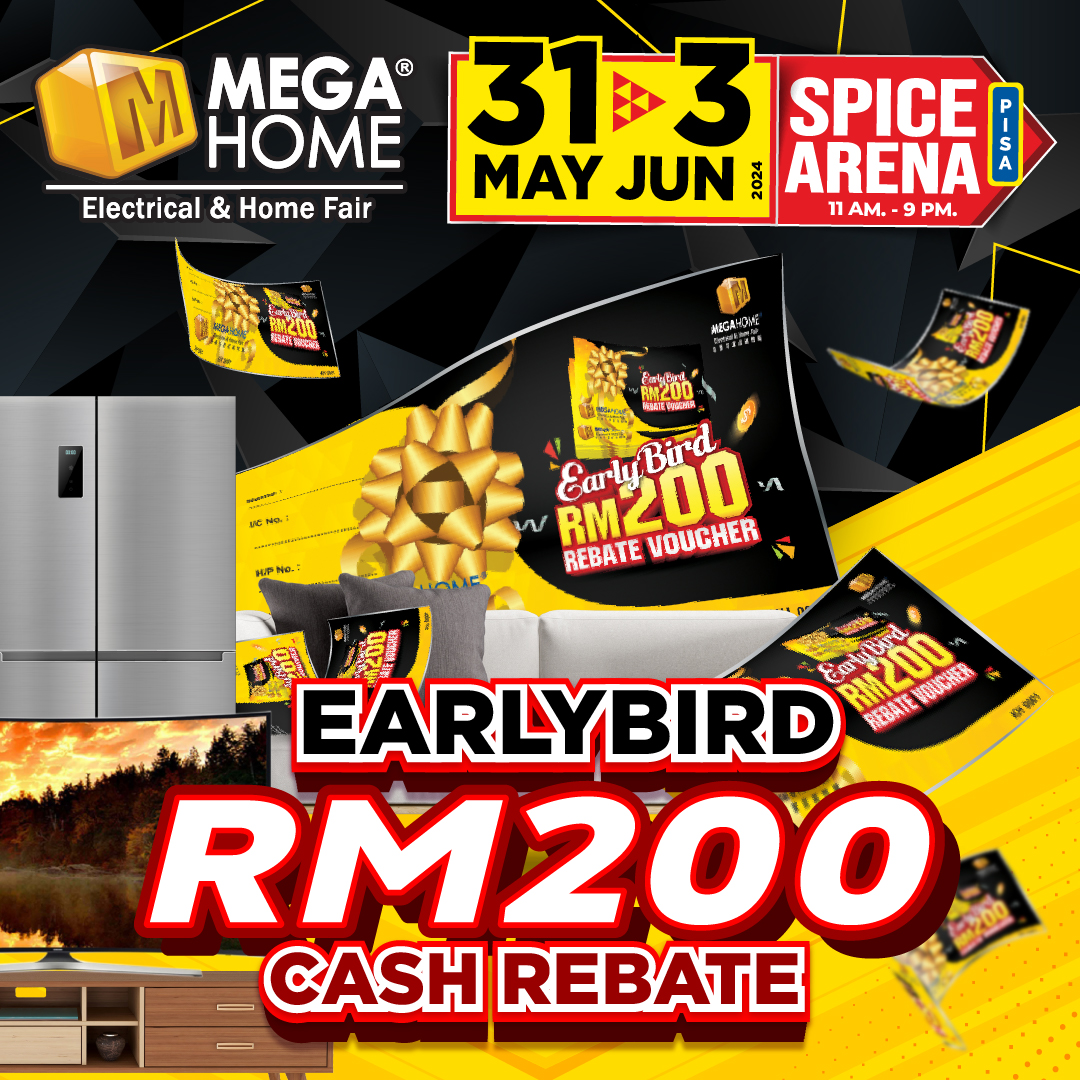 FREE RM200 Cash Rebate