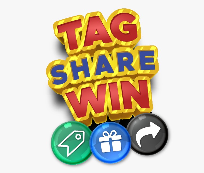 Tag, Share & Win