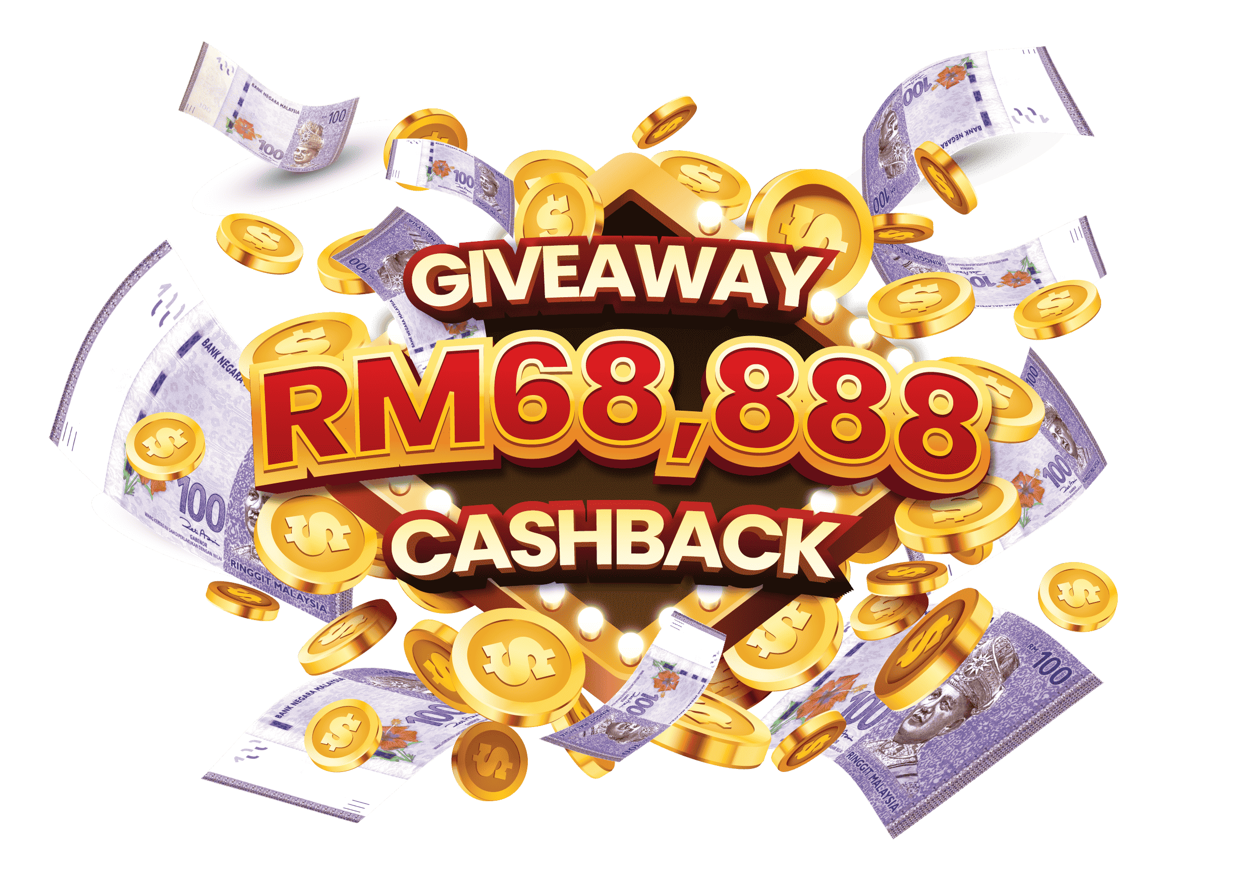 RM68,888 Cashback Giveaway