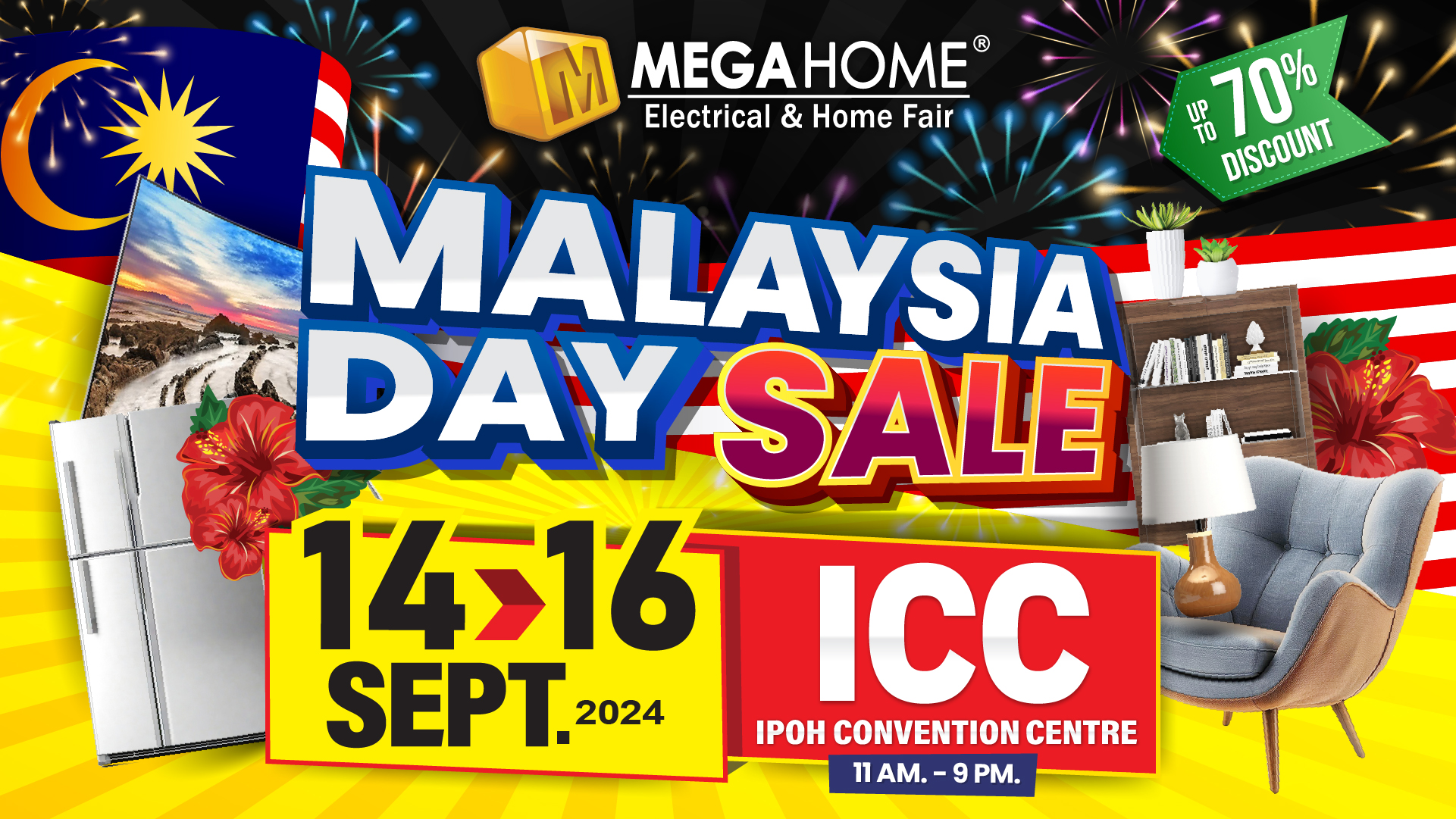 Ipoh Convention Centre(ICC), 14 - 16 Sept 2024