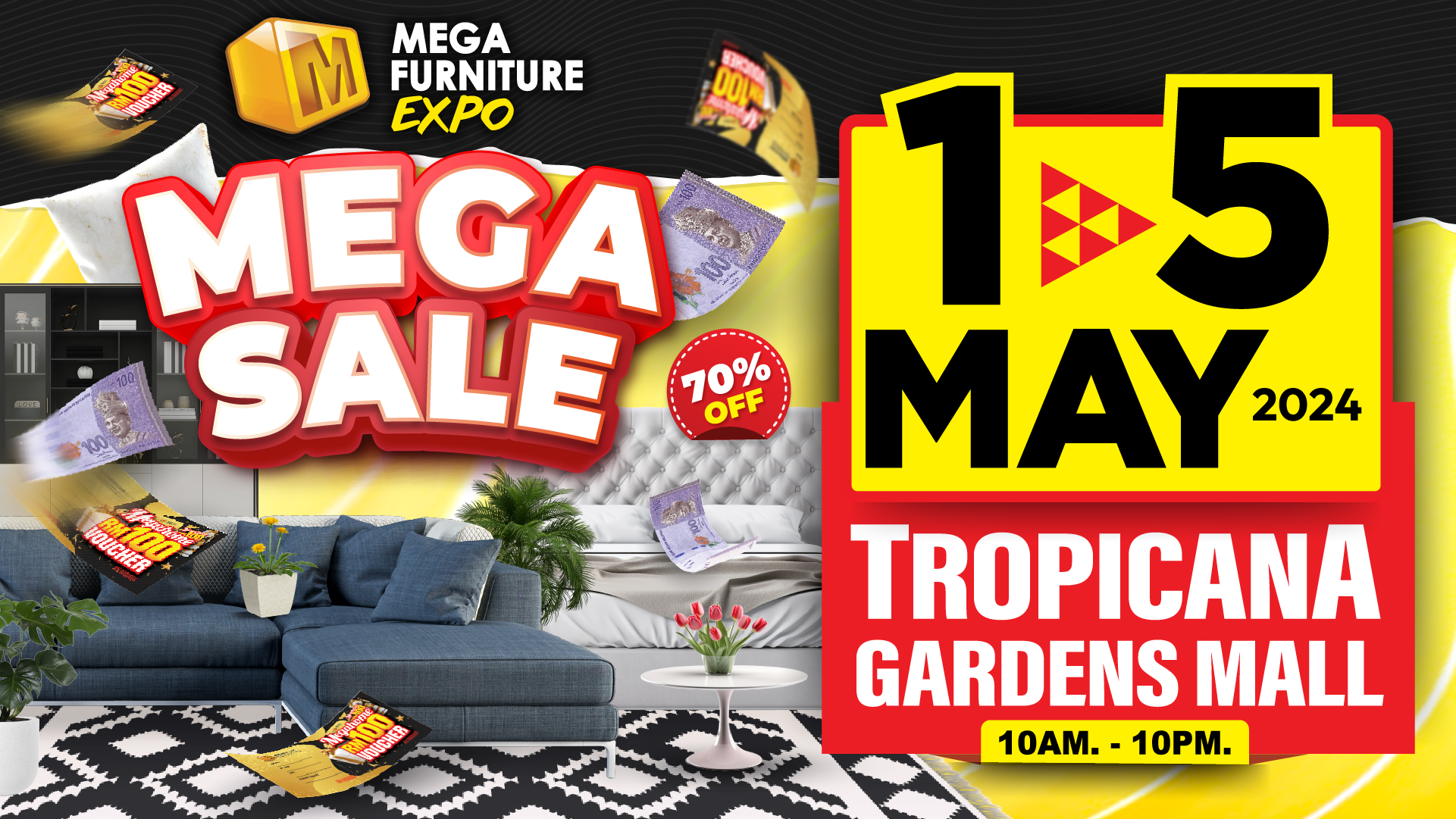 Tropicana Gardens Mall, 1-5 May 2024