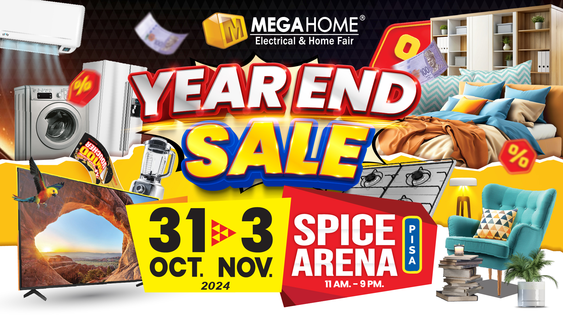 Spice Arena, 31 Oct - 3 Nov 2024