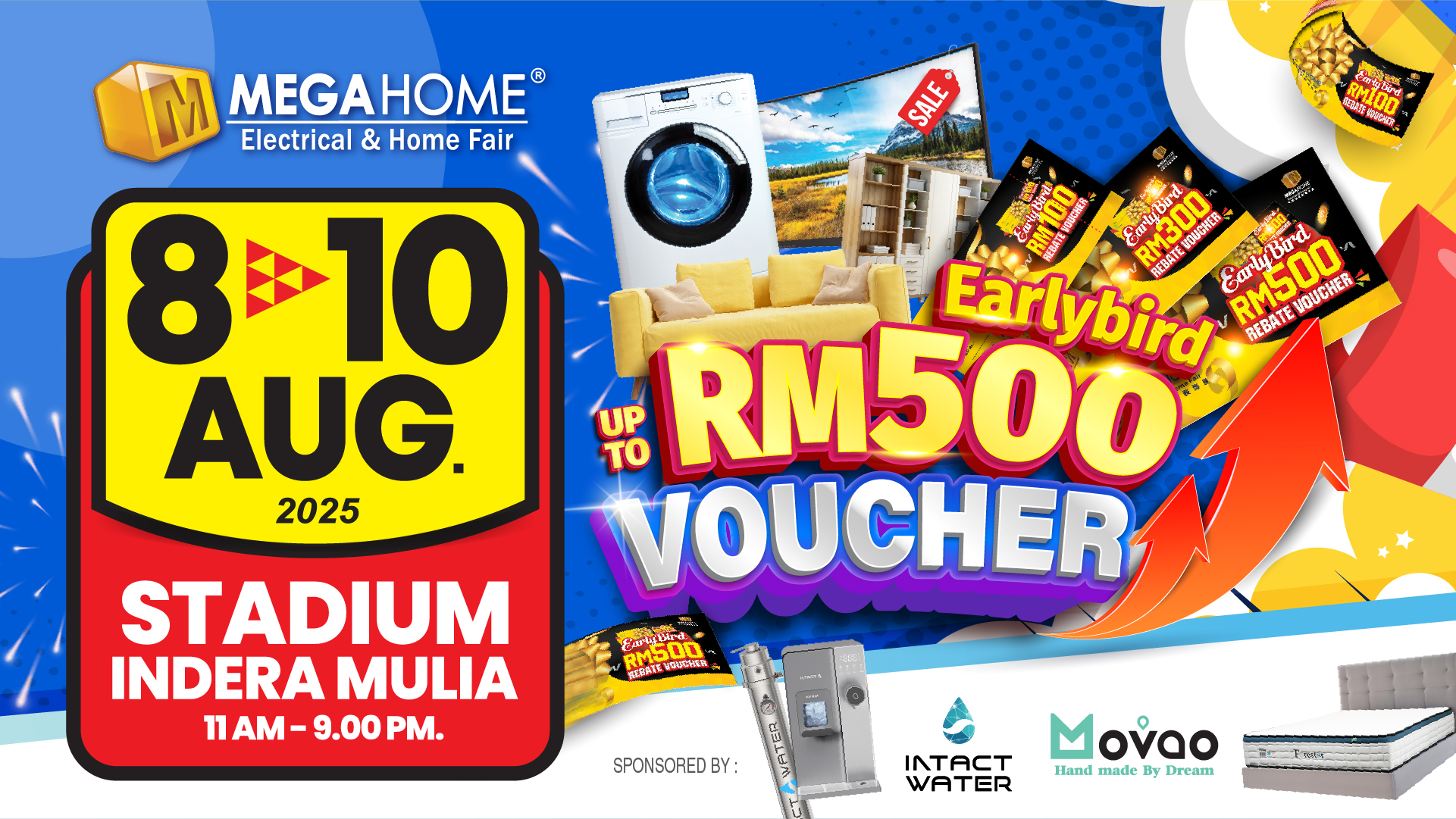 Stadium Indera Mulia Ipoh, 8 - 10 August 2025