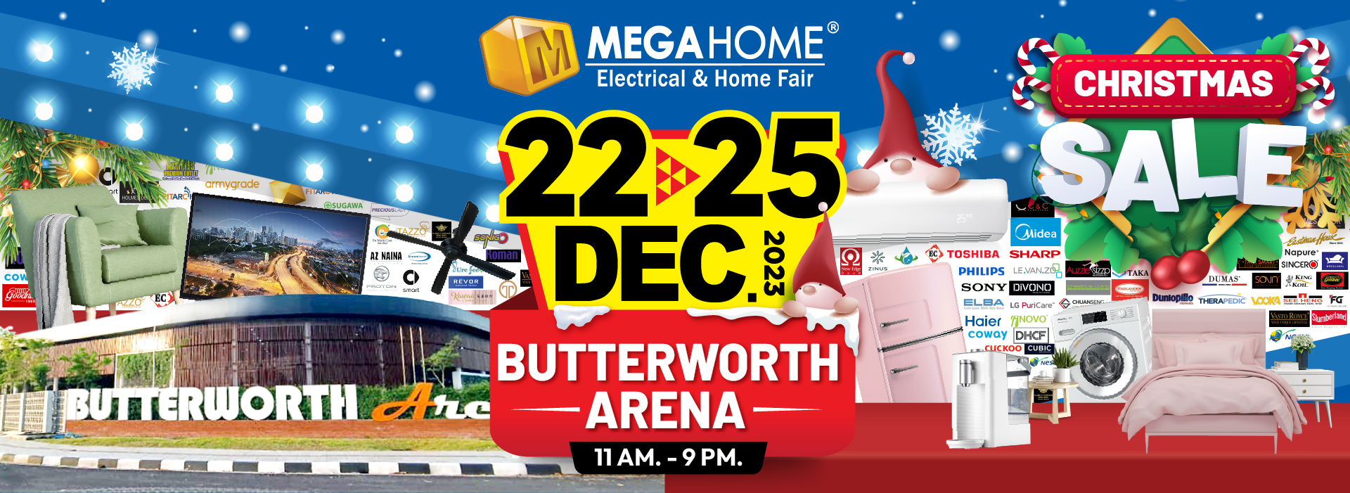 Butterworth Arena, 22 - 25 Dec 2023