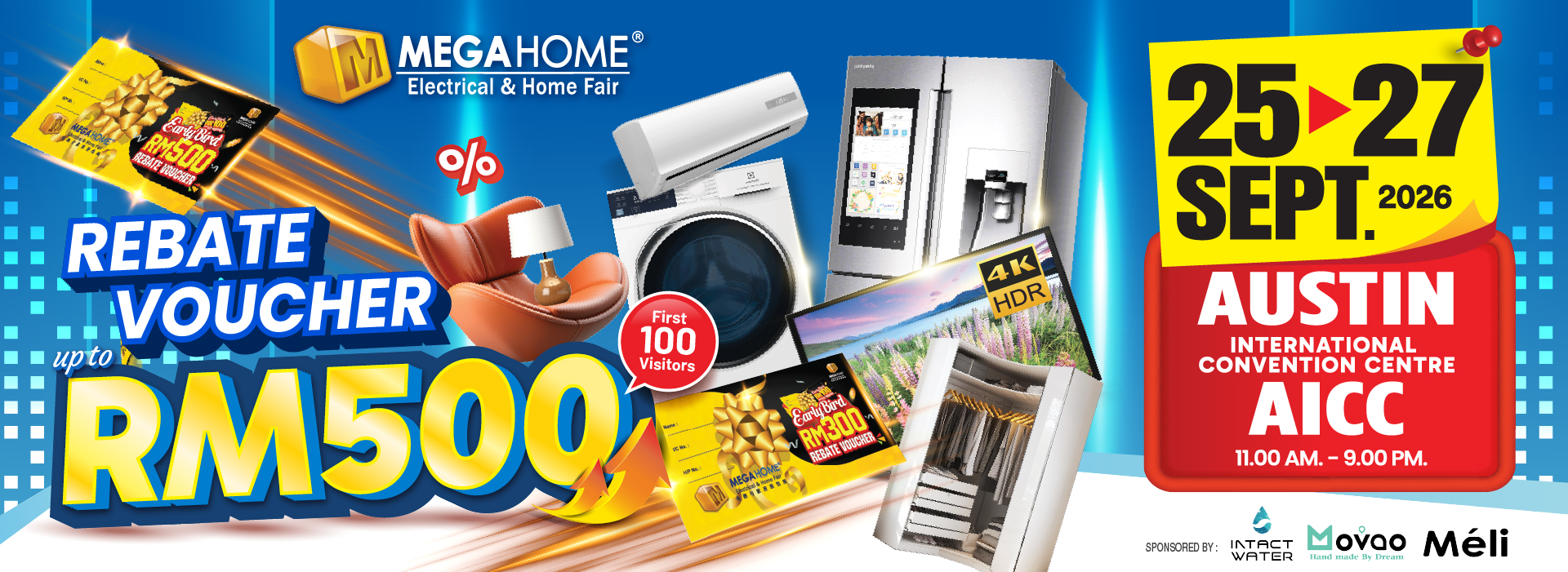 MEGAHOME ELECTRICAL AND HOME FAIR @ AICC, AUSTIN 25-27 SEPT 2026
