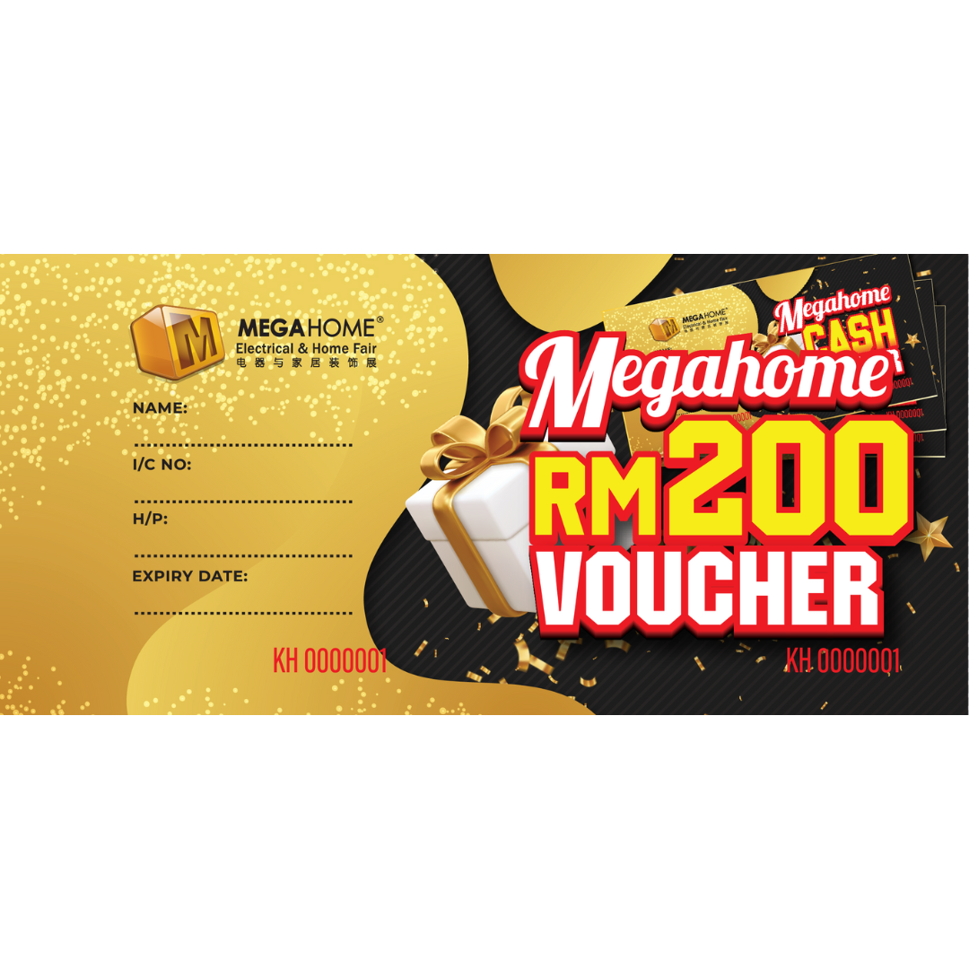 Megahome Cash Voucher RM200