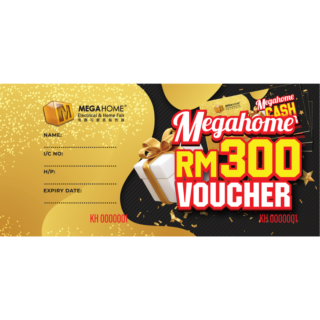 Megahome Cash Voucher RM300